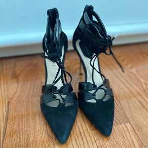 Suede Zara heels